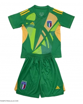 Italia Portarii Echipament de Fotbal Replică European 2024 Copii Deplasare (+ Șorturi)